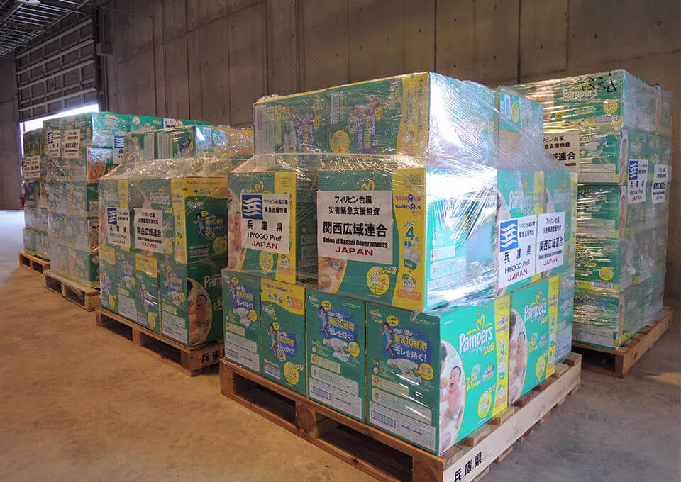 被災地支援に関するパンパースの取り組み