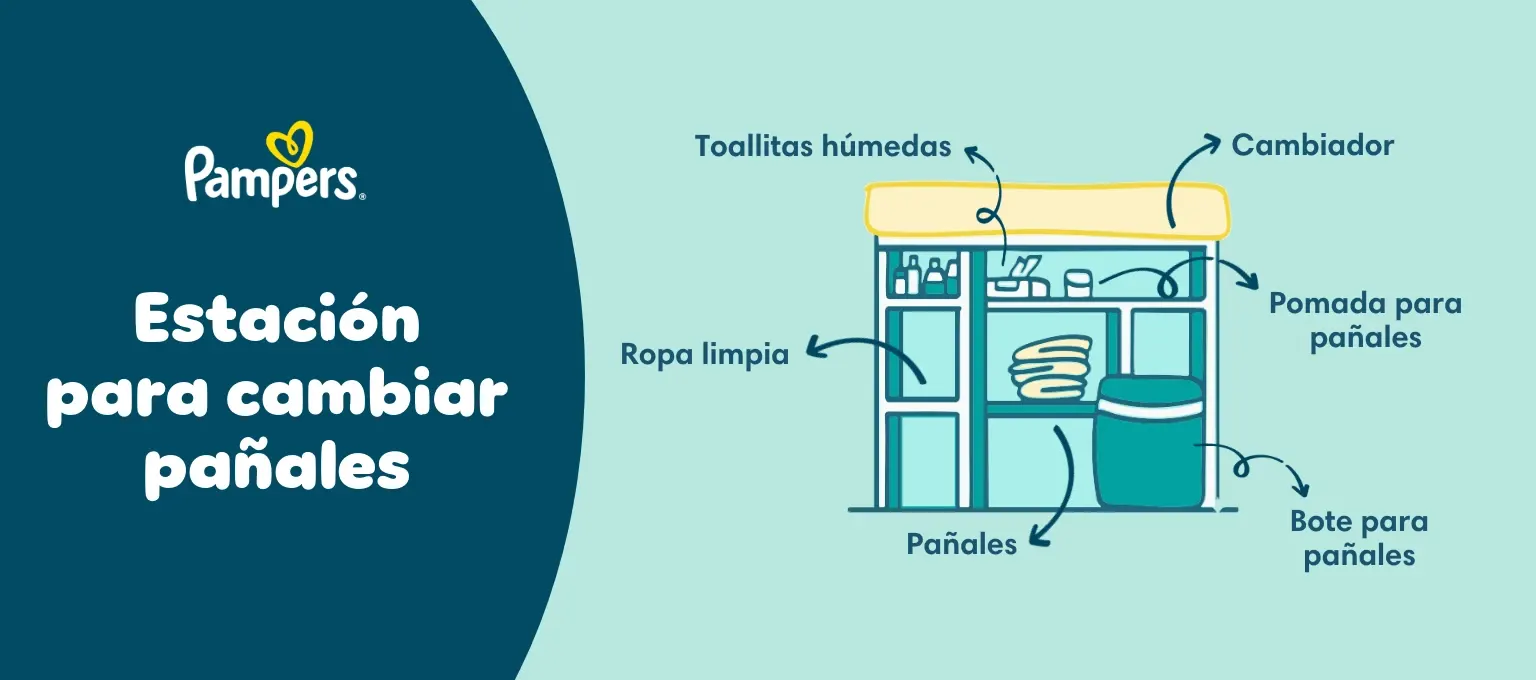 Estación para cambiar pañales
