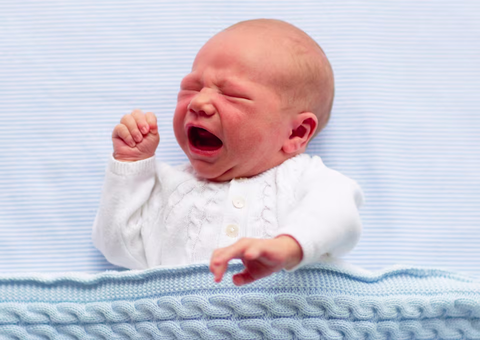 Bebé con apnea del sueño