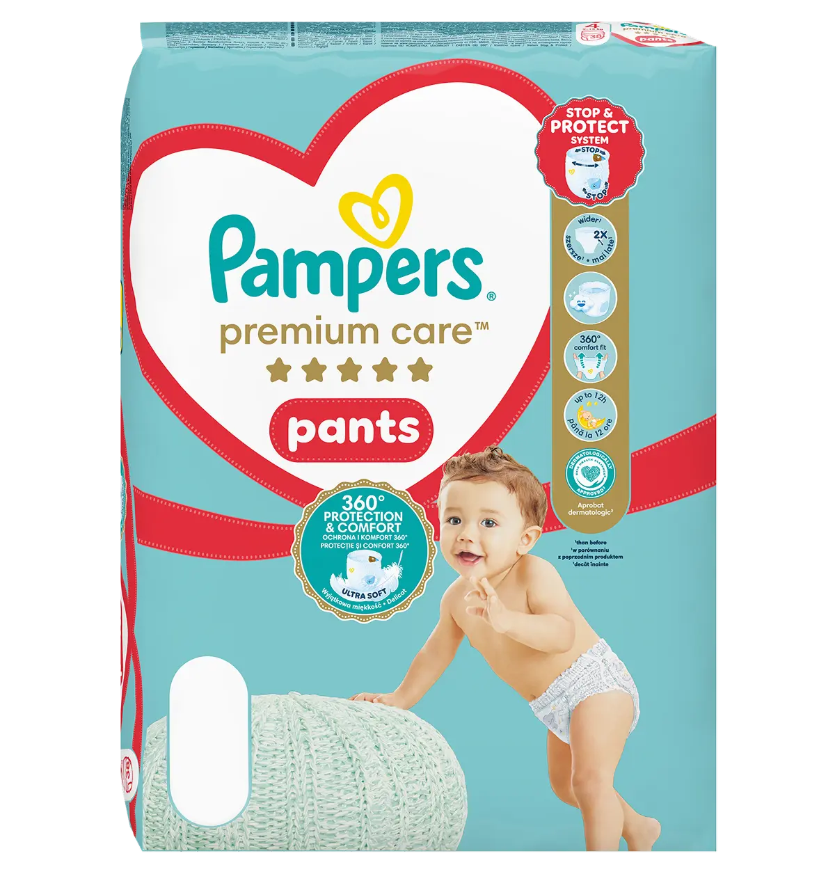 Opakowanie Pampers Premium Care