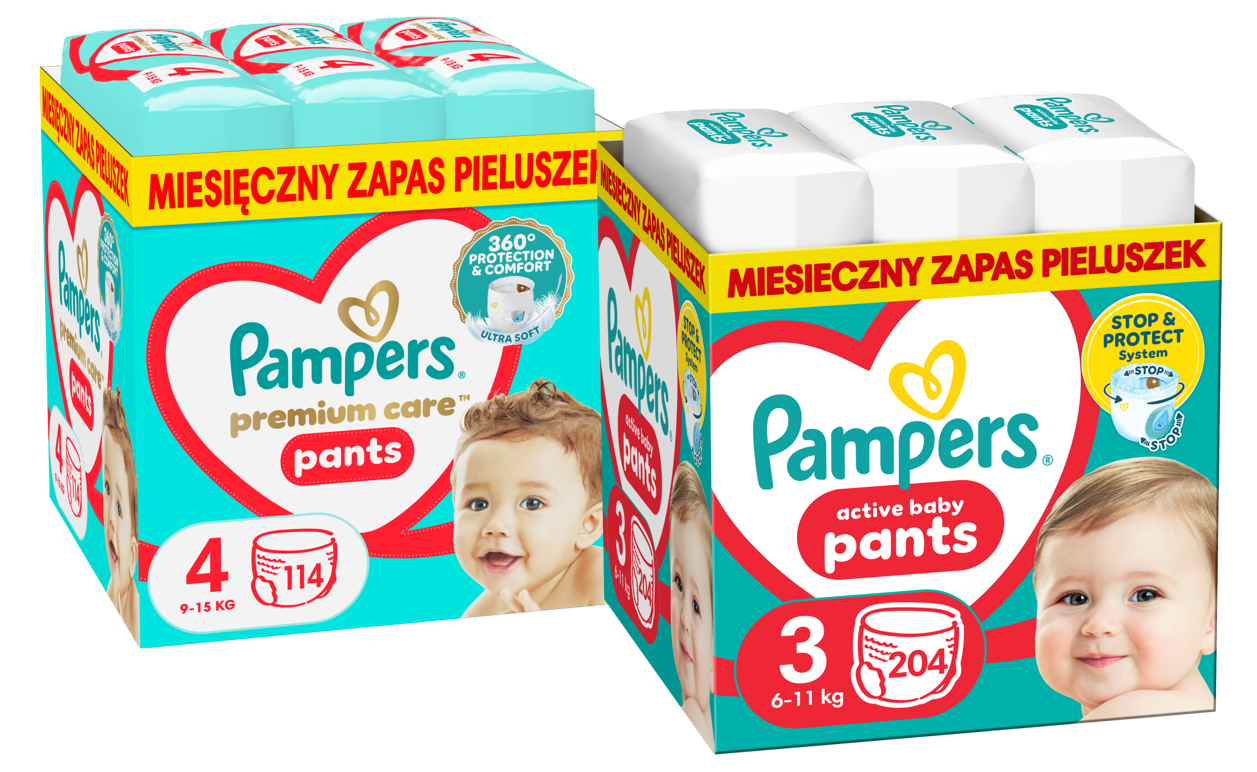 Opakowanie Pampers Premium Care