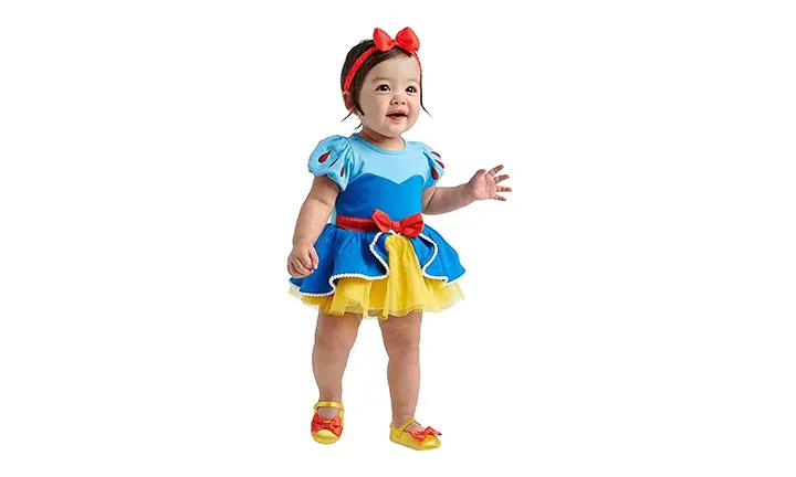 YuDanae Baby Girls Princess Romper Dress with Headband for Toddler 3-18 Months
