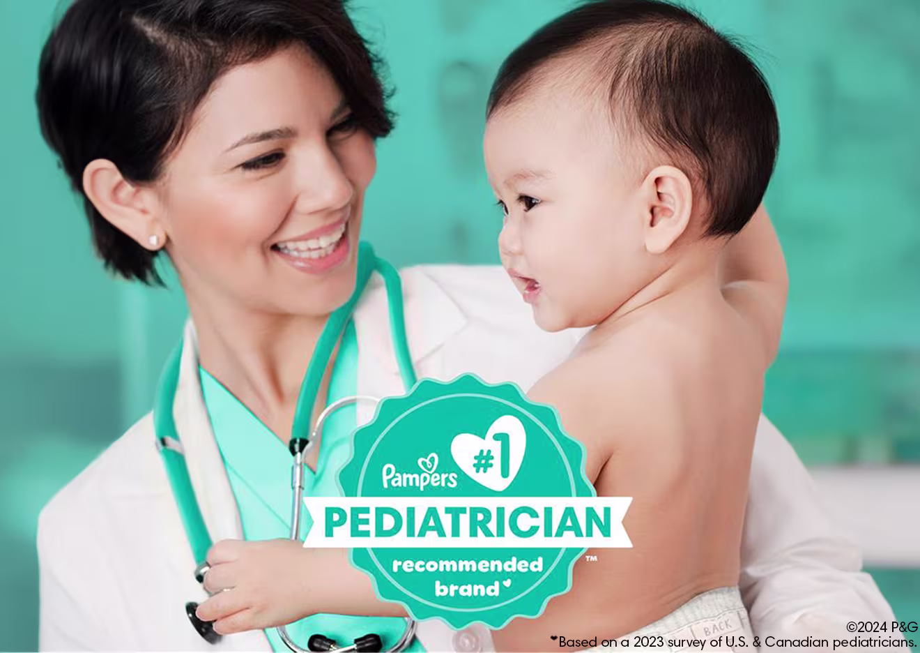 Pampers, la marque la plus recommandée par les pédiatres