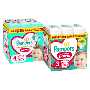 Opakowanie Pampers Premium Care