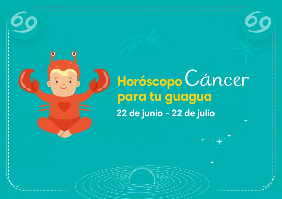Personalidad del horóscopo cáncer para tu bebé