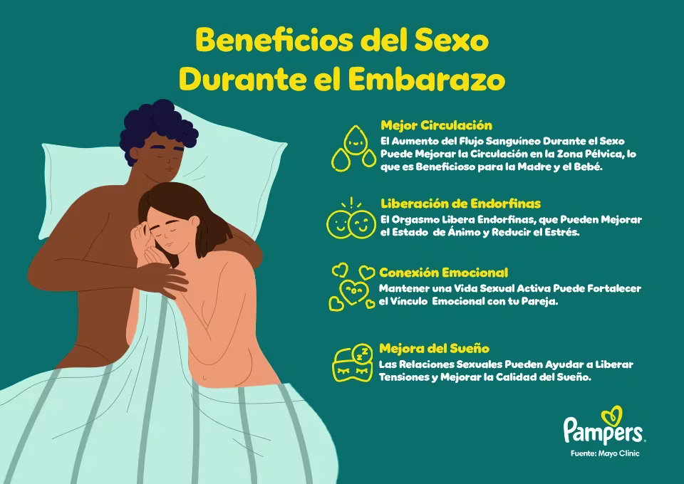 Benefícios del sexo durante el embarazo