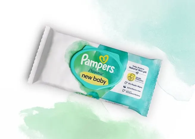 Packshot Harmonie New Baby wipes