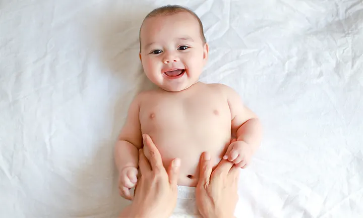 Giggly baby