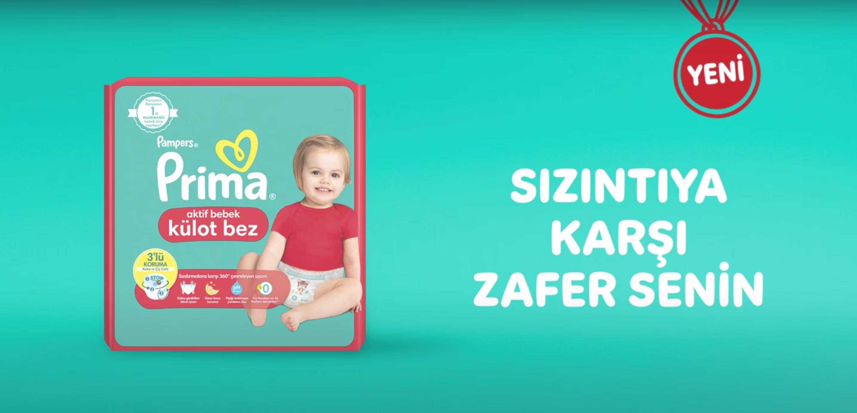 Prima Aktif Bebek Külot Bez - videobackground