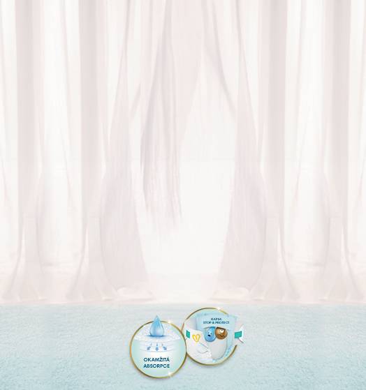 Pampers Premium Care. Schváleno miminky. Jsou tady i pro vaše děťátko.