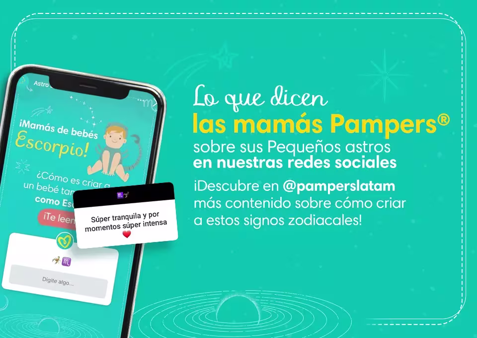Horóscopo Escorpio para tu bebé: Testimonio de mamás Pampers