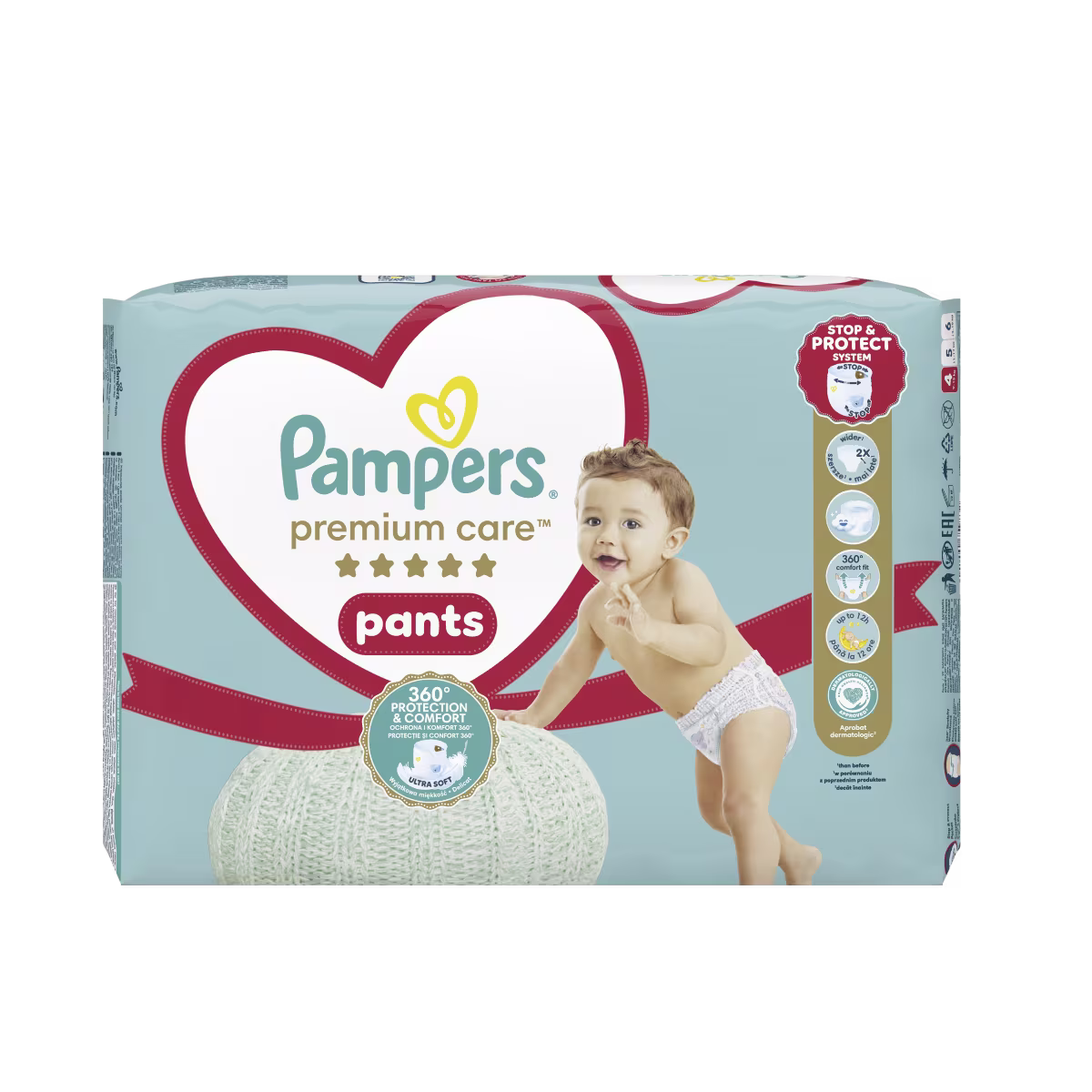 Opakowanie pieluchomajtek Pampers Premium Care