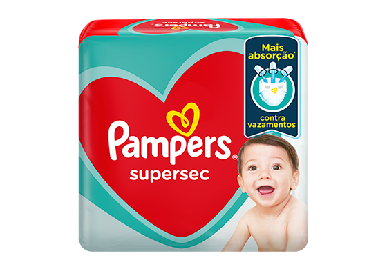 Pampers Supersec Tudo de conforto, sem saquinho