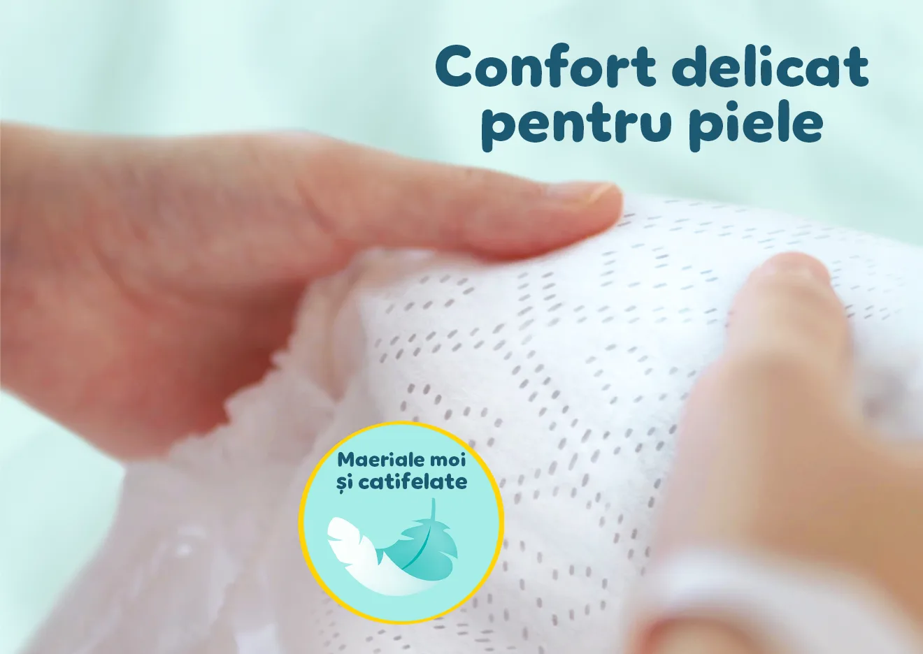 Imagine close up cu stratul unic DermaComfort.