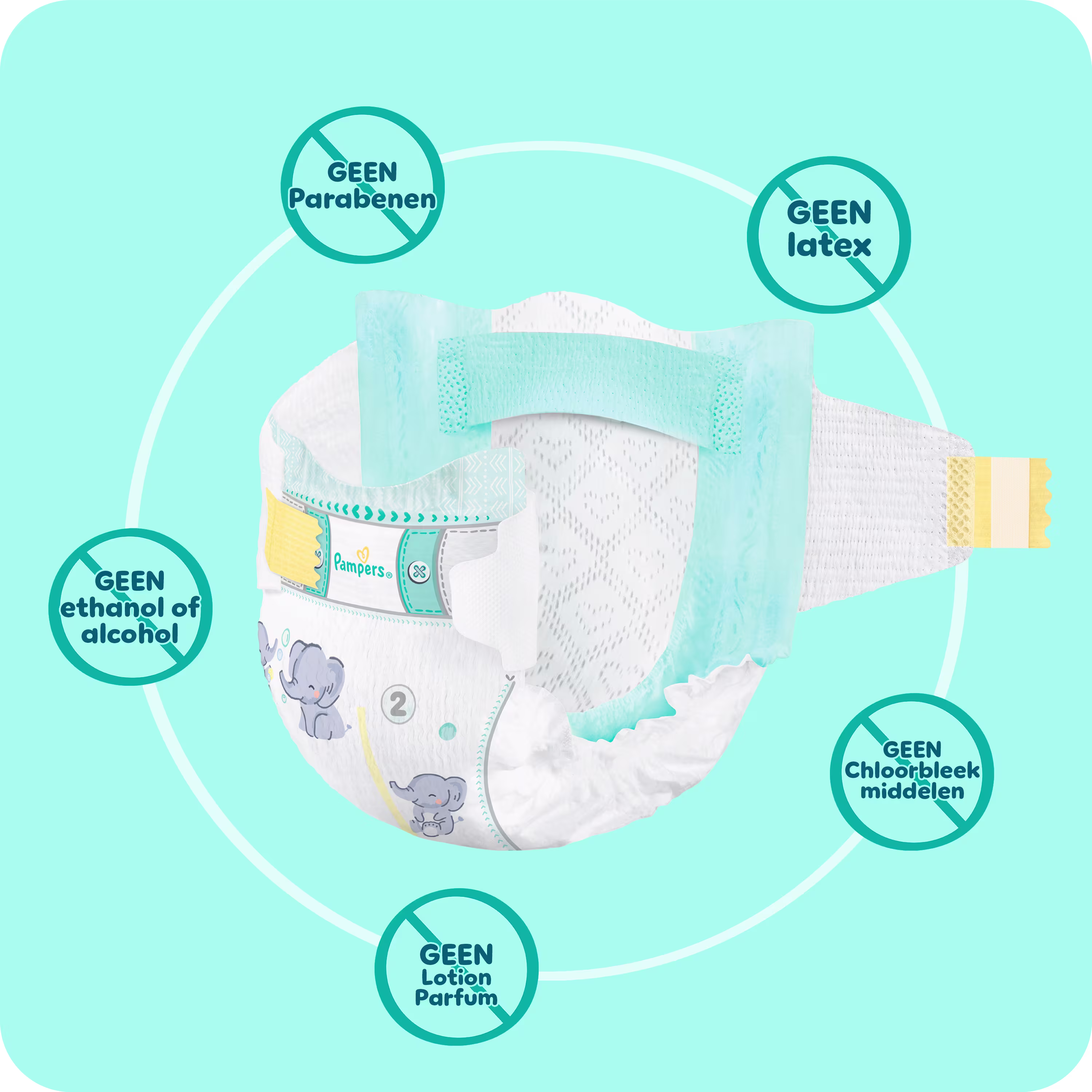 diaper with icons