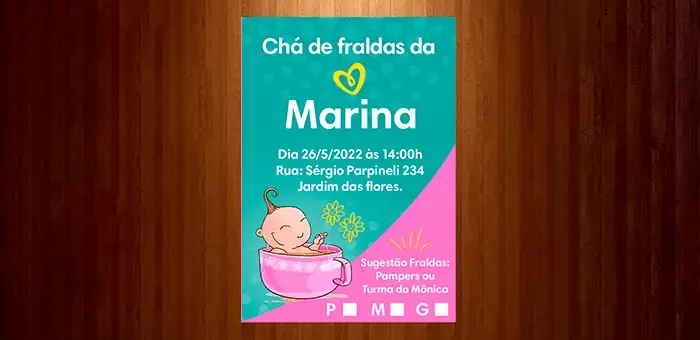convite-simples-cha-de-bebe-pampers convite-simples-cha-de-bebe-pampers
