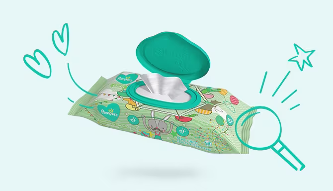 Pampers® Complete Clean Scented Wipes