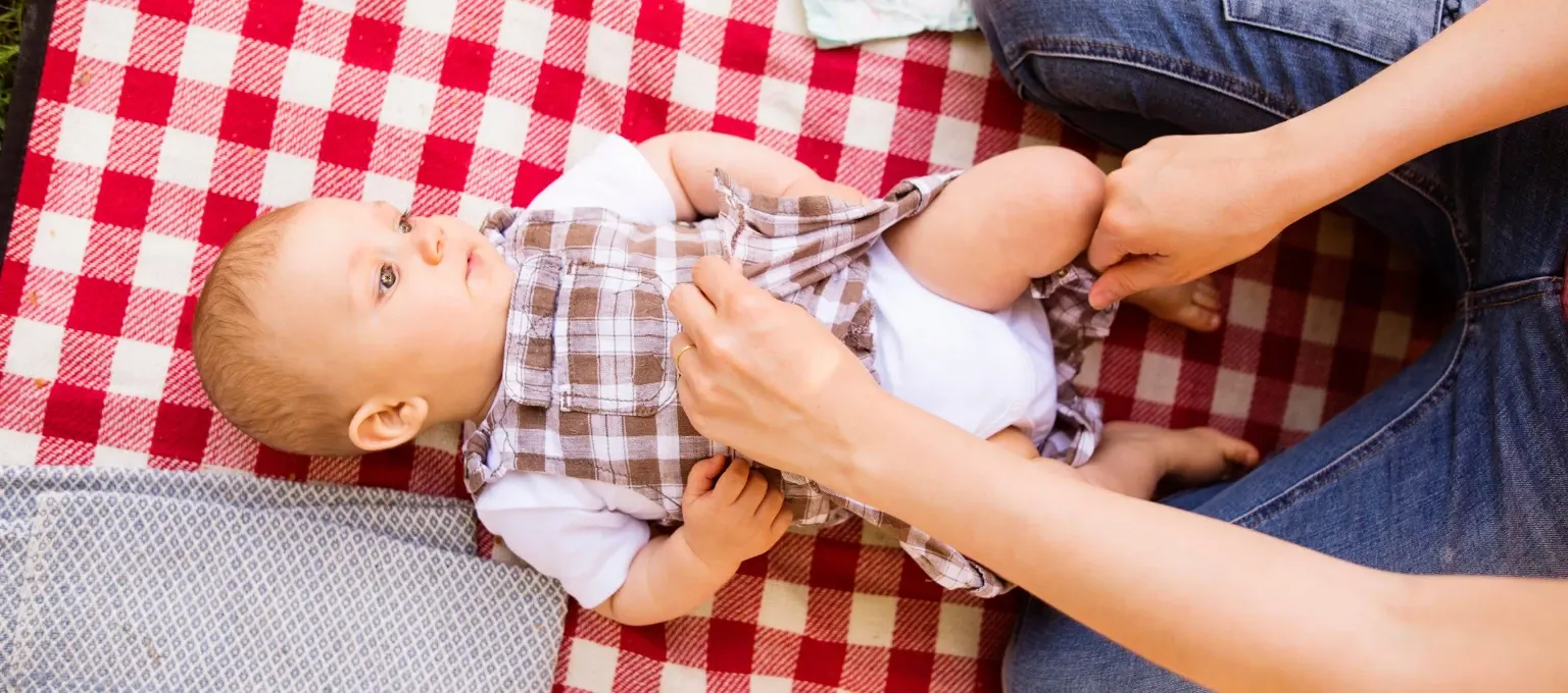 Cambio de pañales de forma práctica en cualquier lugar