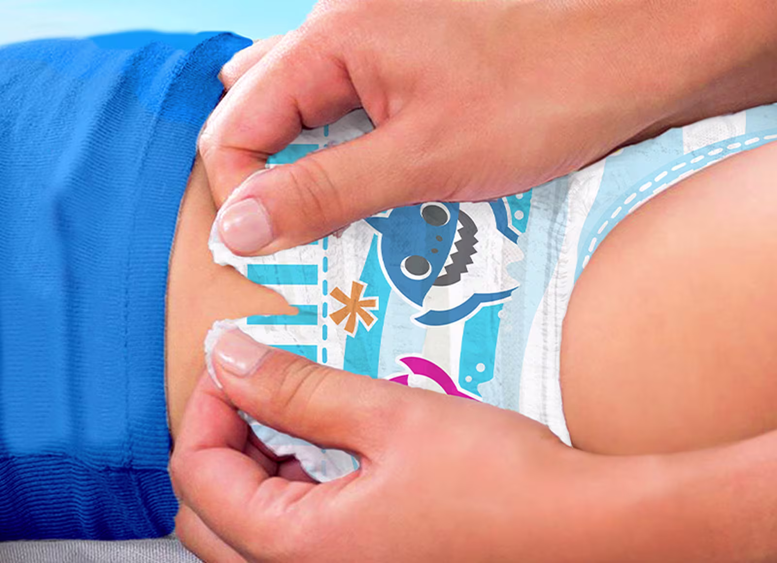 Mamãe trocando a fralda