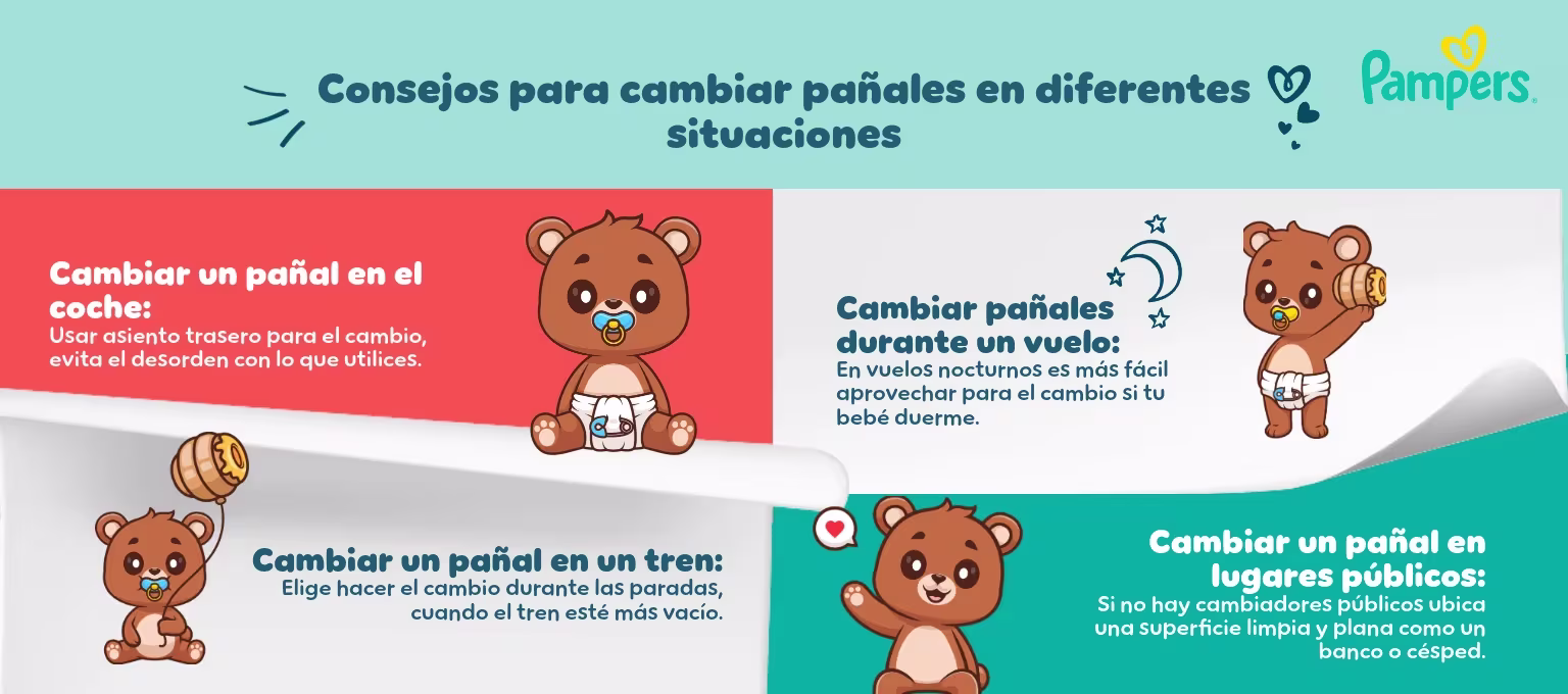 Consejos prácticos para cambiar pañales en diferentes situaciones