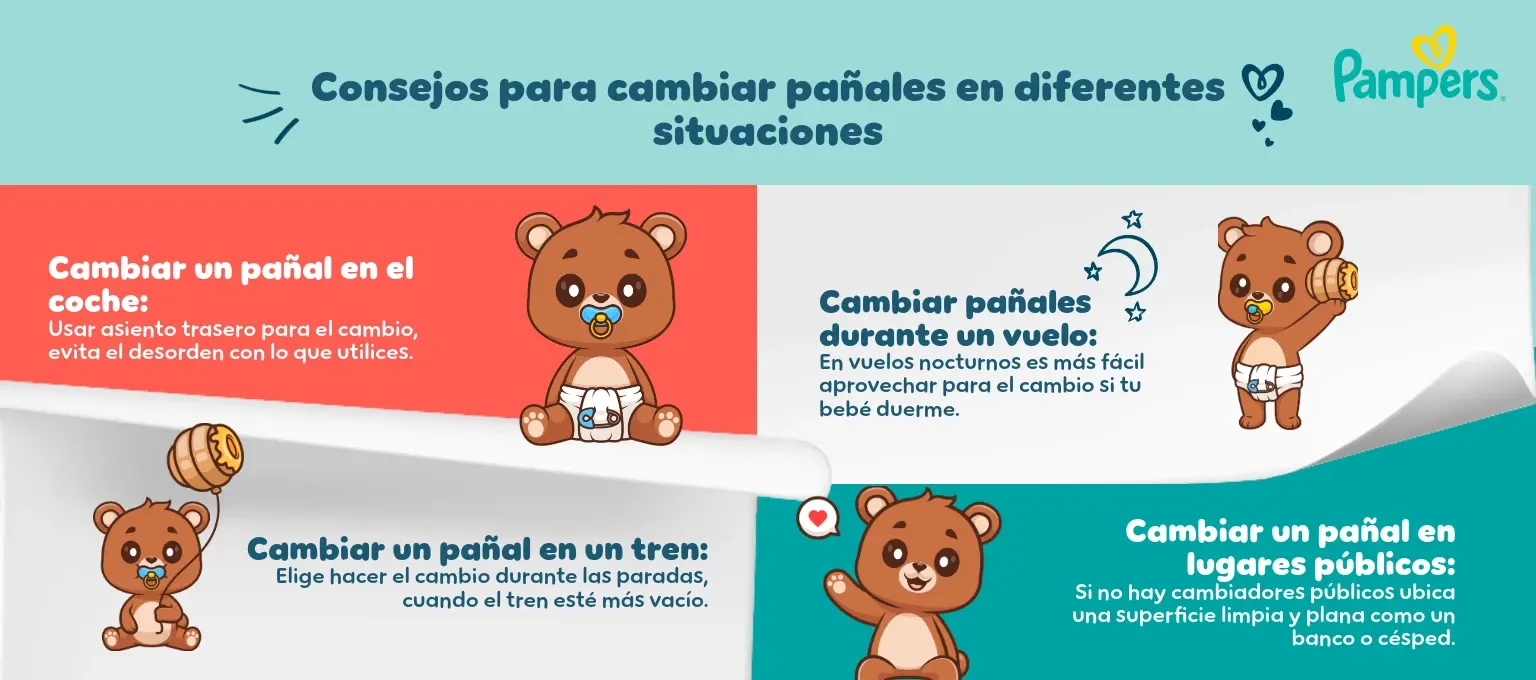 Consejos prácticos para cambiar pañales en diferentes situaciones