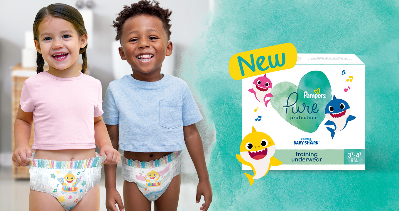 Sous-vêtements d’entraînement Pampers® Pure Protection™