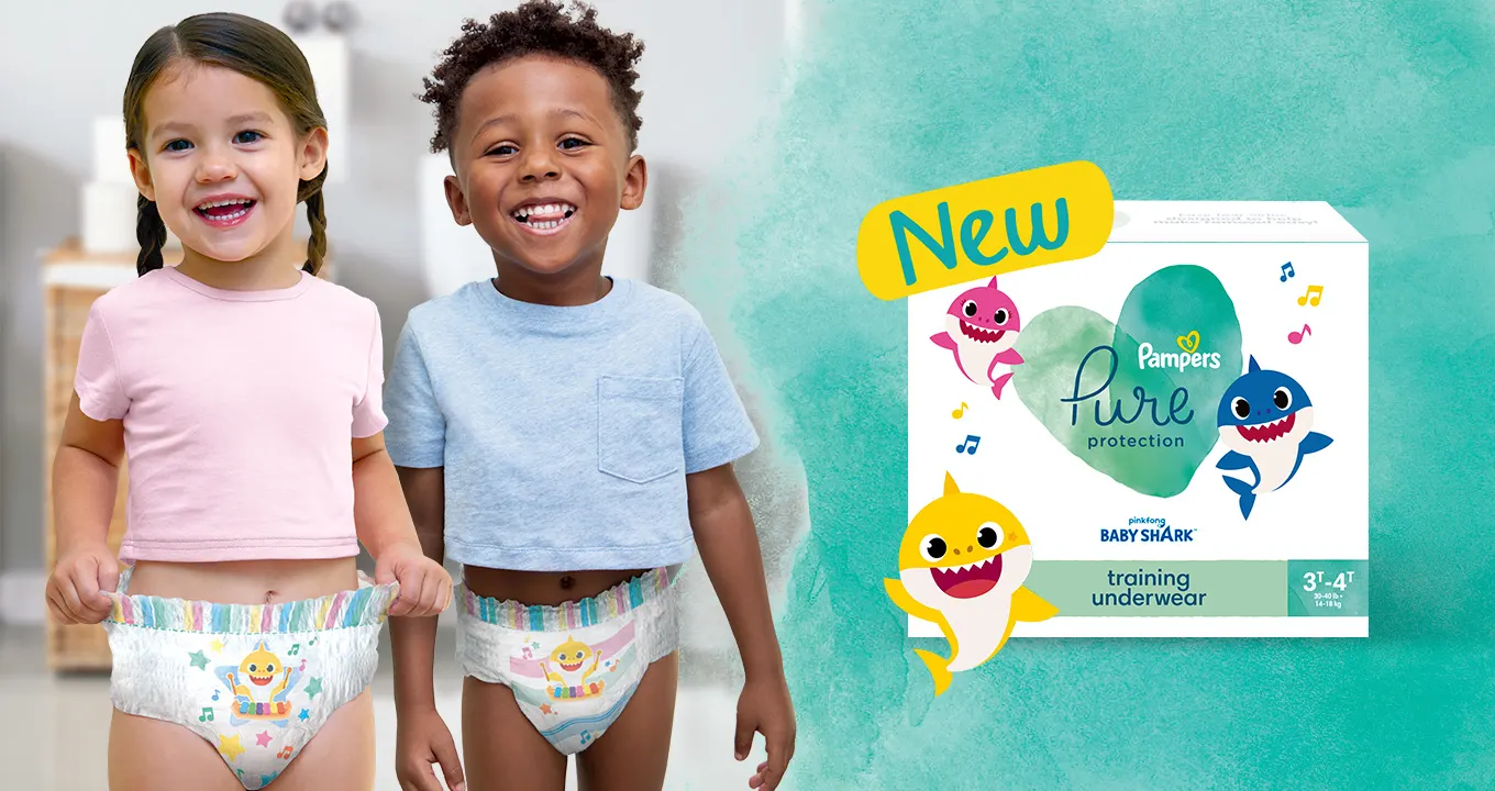 Sous-vêtements d’entraînement Pampers® Pure Protection™