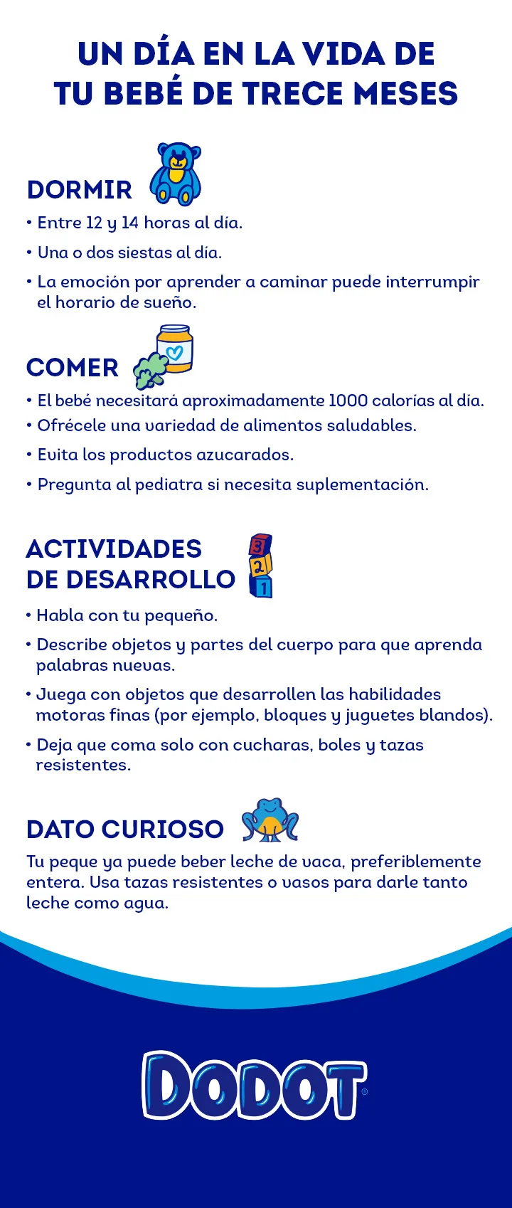 Un día en la vida de un bebé de 13 meses Un día en la vida de un bebé de 13 meses