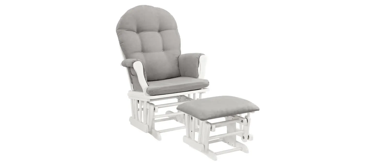 Angel Line Windsor Glider and Ottoman