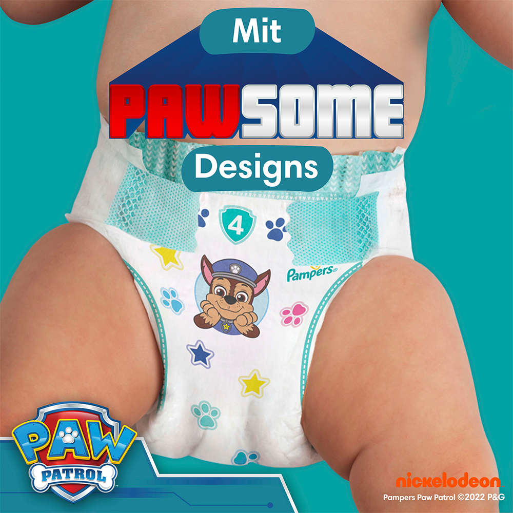 Pampers Baby-Dry Windeln mit PAW PATROL Desgin