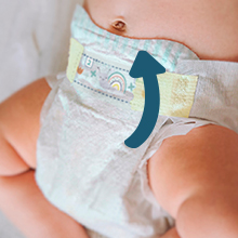 Yeni doğmuş bebeğinizin hassas karnını korumak için tasarlanmıştır.