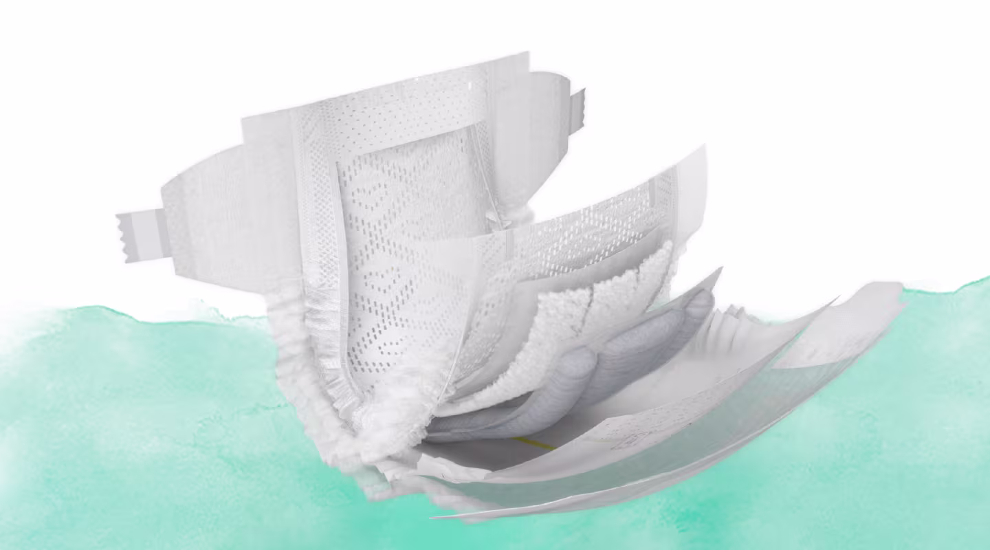 diaper with harmonie background