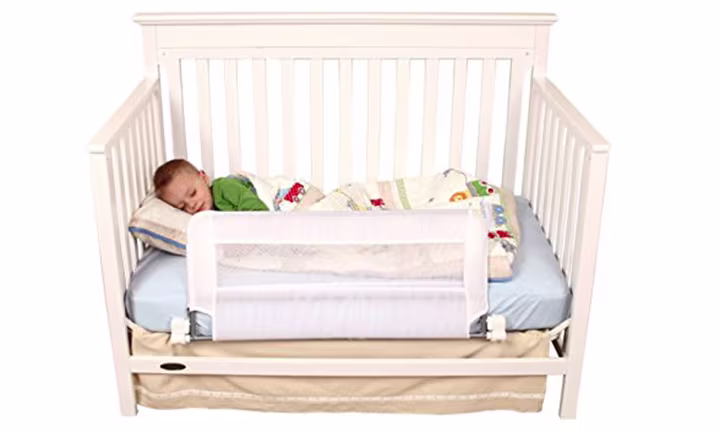 Regalo Swing Down Crib Rail, with Reinforced Anchor Safety System