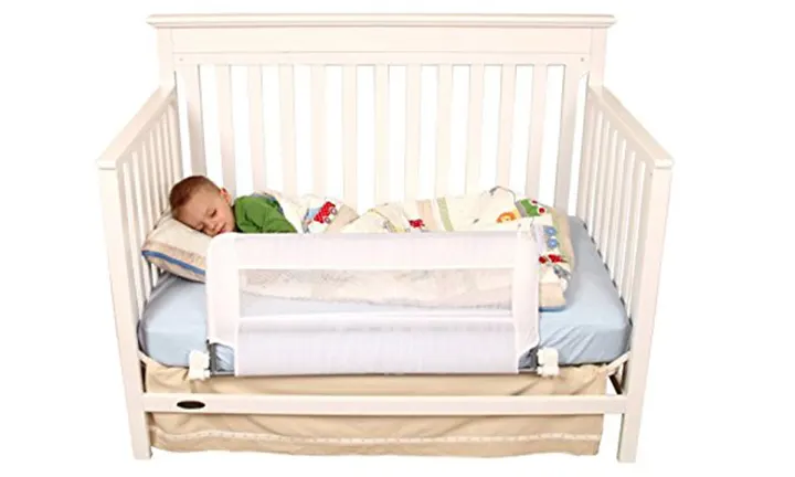 Regalo Swing Down Crib Rail, with Reinforced Anchor Safety System