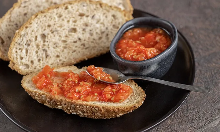 トマト蒸しパン トマト蒸しパン