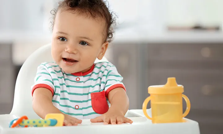 Baby in a Highchair