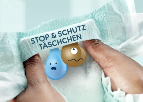 Abbildung der Windelrückseite