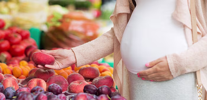 Fruits and vegetables during pregnancy