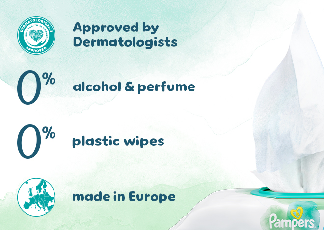 Suitable for extra delicate newborn skin