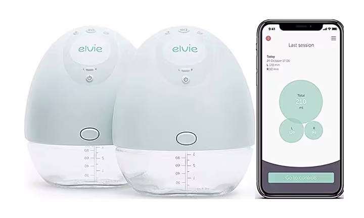 Elvie Double Electric Wearable Smart Breast Pump