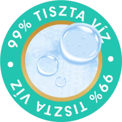 99%-ban tisztított víz felhasználásával készül