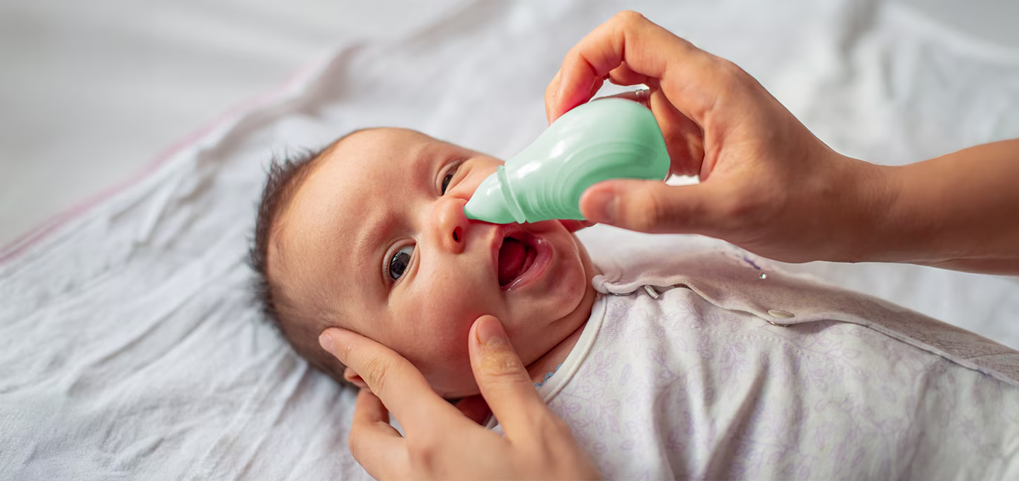 Verstopfte Nase beim Baby