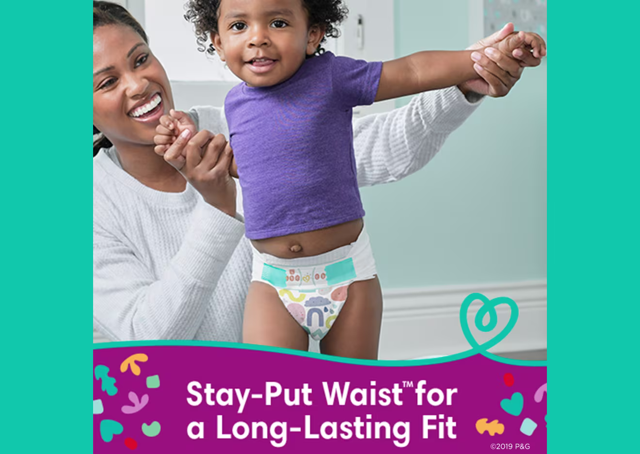 Stay put waist for a long-lasting fit