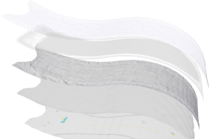 image of the diaper different layers