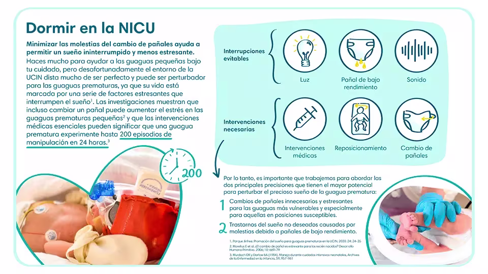 Ventajas necesarias e intervenciones innecesarias del cambio de pañales en guaguas prematuras | Pampers® Chile