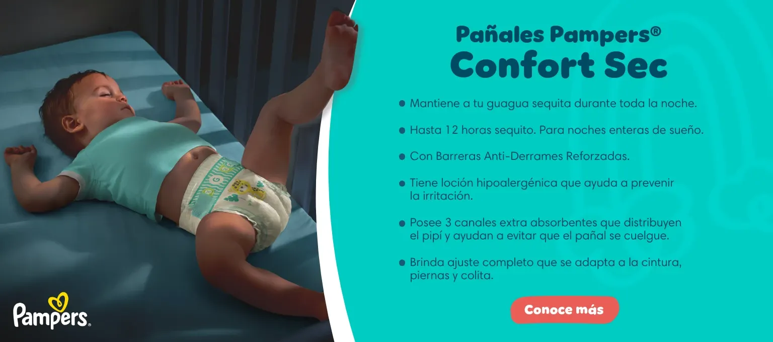 Pañales Pampers® Confort Sec