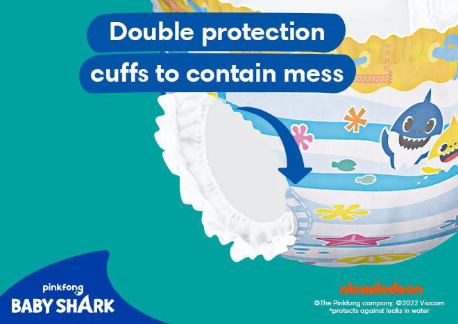 Double protection cuffs to contain mess