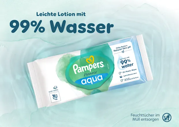 Pampers® Harmonie™ Aqua Feuchttücher