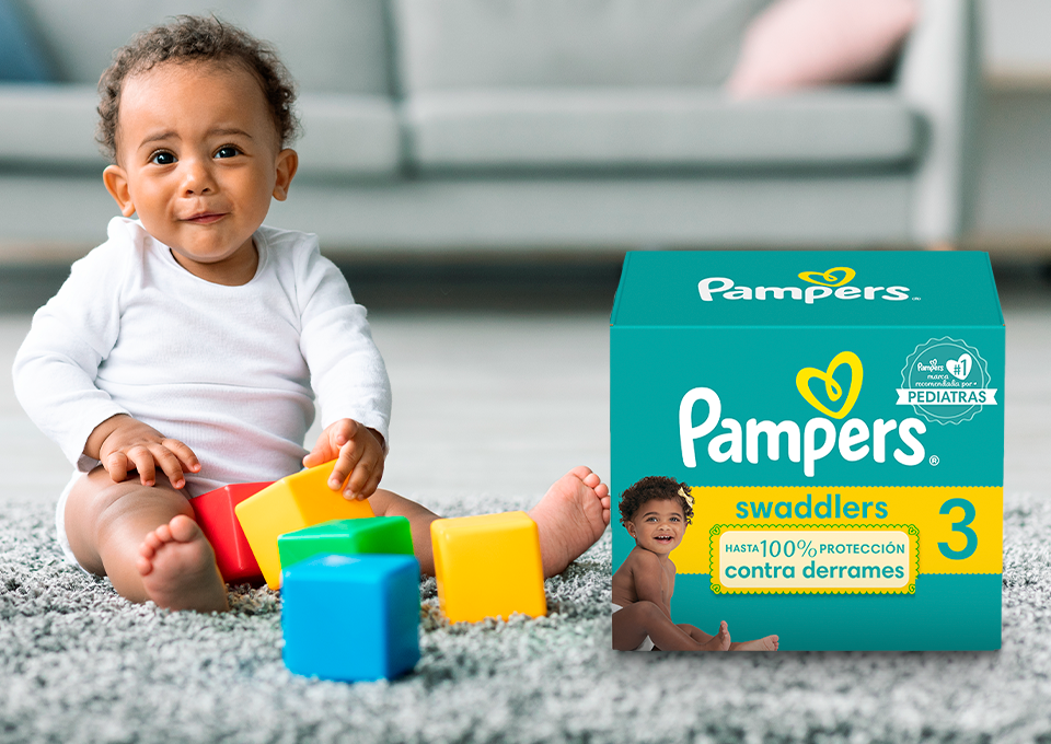 Pañales Pampers etapa 3