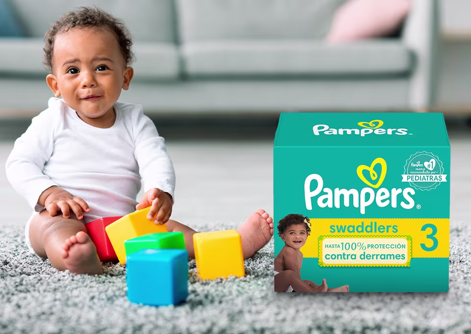 Pañales Pampers etapa 3